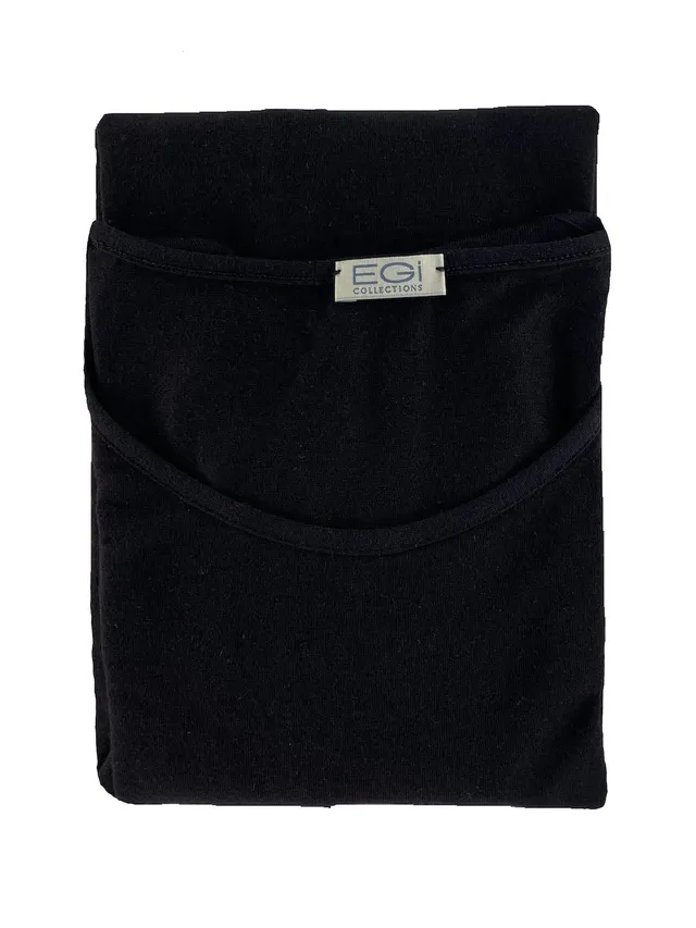 Egi Maglia Cashmere Ultra Light Blu Manica Lunga Donna