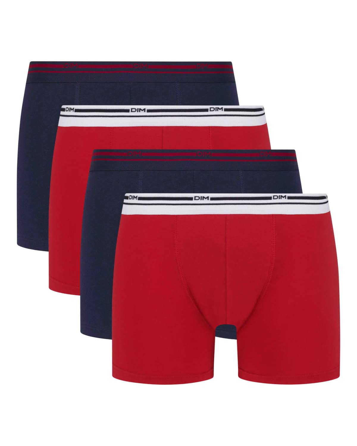 DIM Stretch Cotton Comfort boxer uomo x4 neri XL cotone