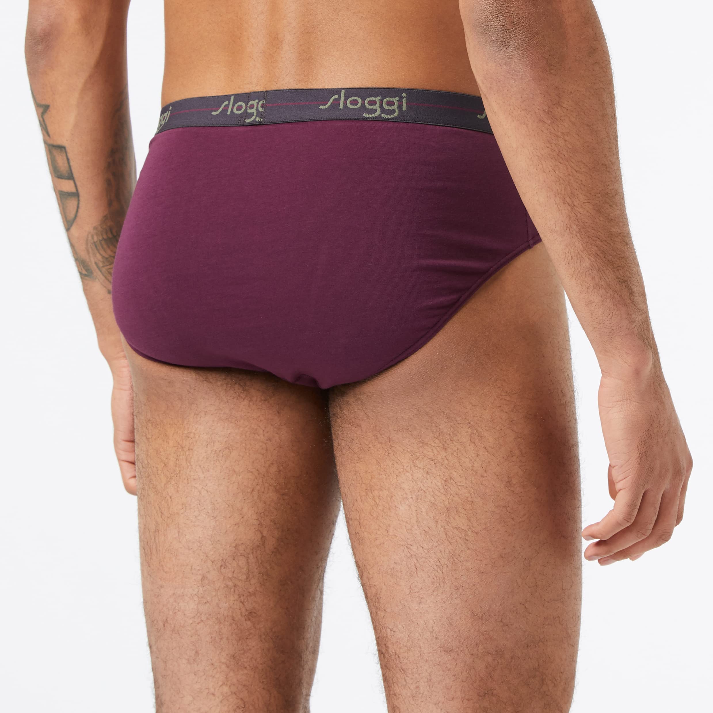 sloggi Start Midi slip uomo 2 pack viola taglia 8