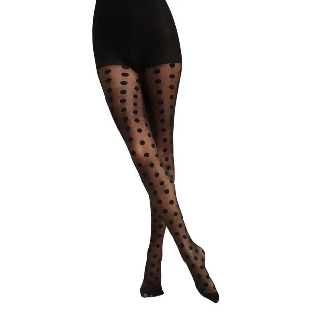 DIM Le Pois collant donna x1 S-M fantasia pois