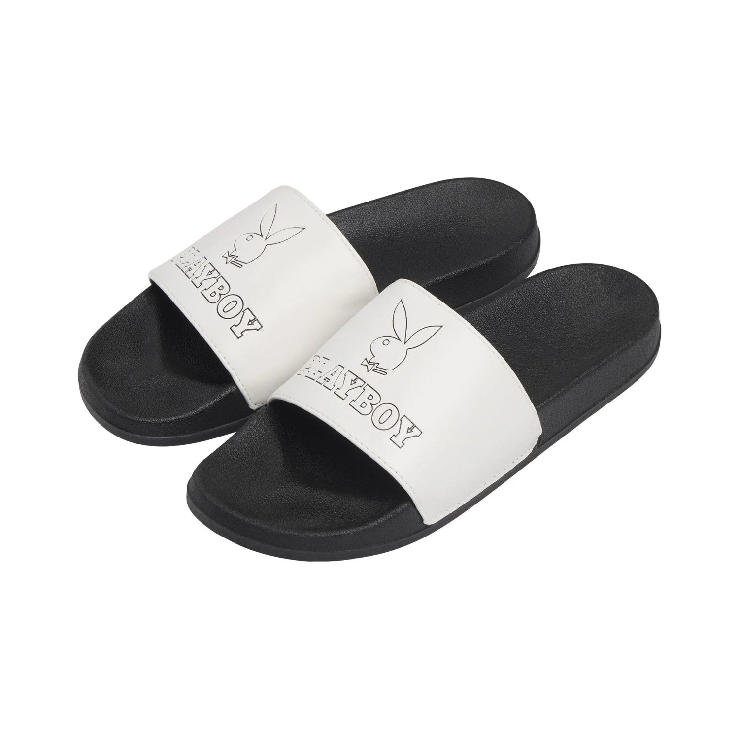Playboy Bunny Slide ciabatte donna rosa ecopelle