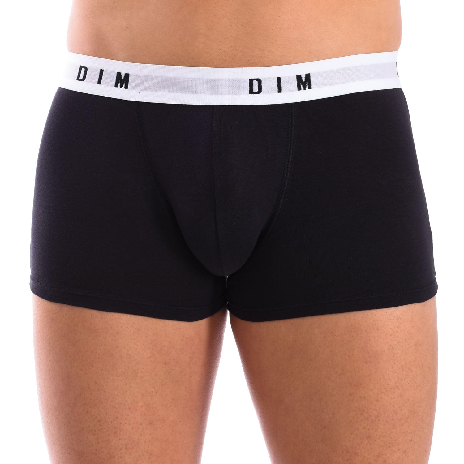 DIM Originals boxer uomo L nero-bianco cotone elasticizzato