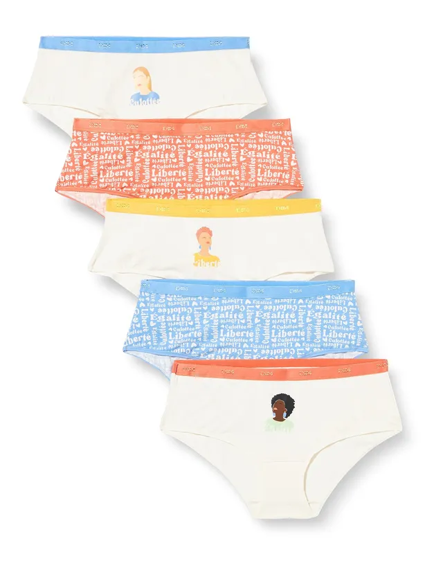 DIM Les Pockets slip donna cotone zebra x5