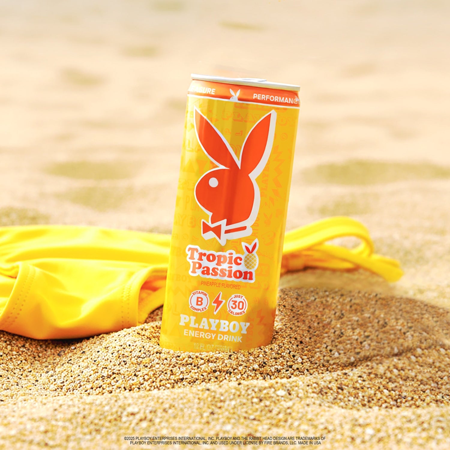 Playboy Energy Drink Lattine 12oz Mix 5 Gusti x5