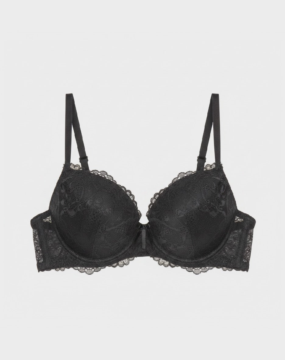 René Rofé 5 Pack Push Up Bra reggiseno pizzo nude rosa