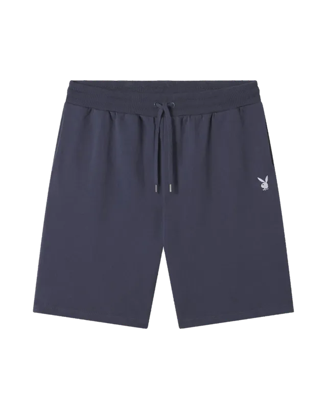 Playboy Bunny Basics pantaloncini tuta blu navy cotone