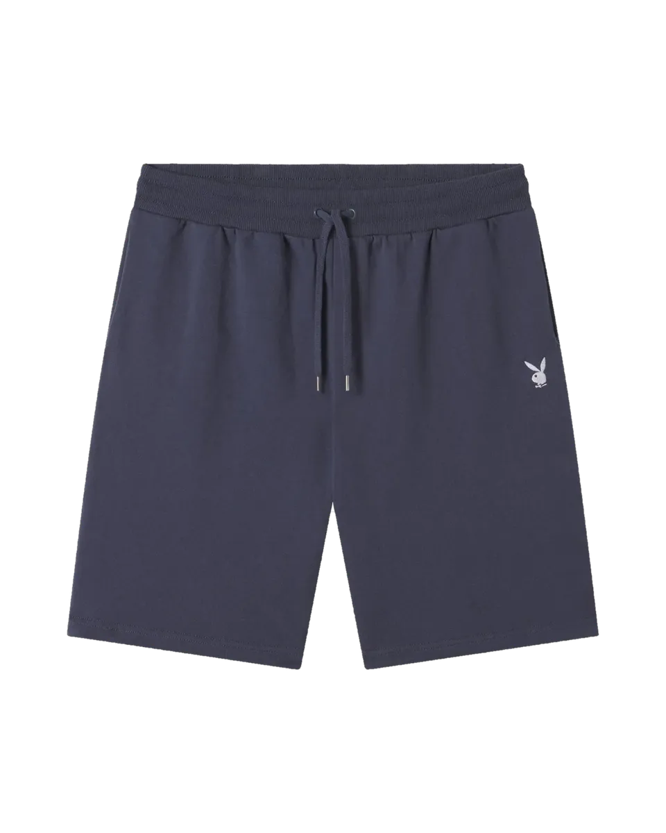 Playboy Bunny Basics pantaloncini tuta blu navy cotone