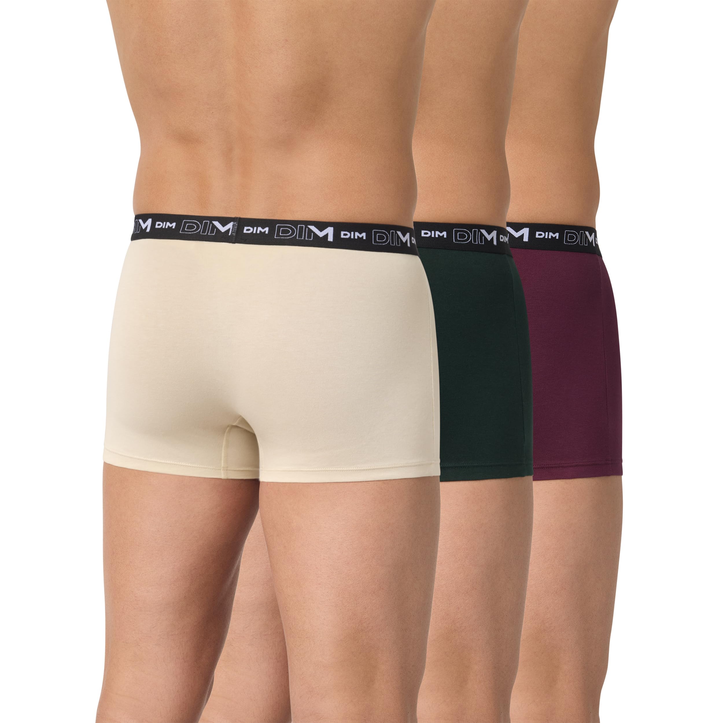 DIM Stretch Boxer Uomo x3 Fico Verde Ecru L