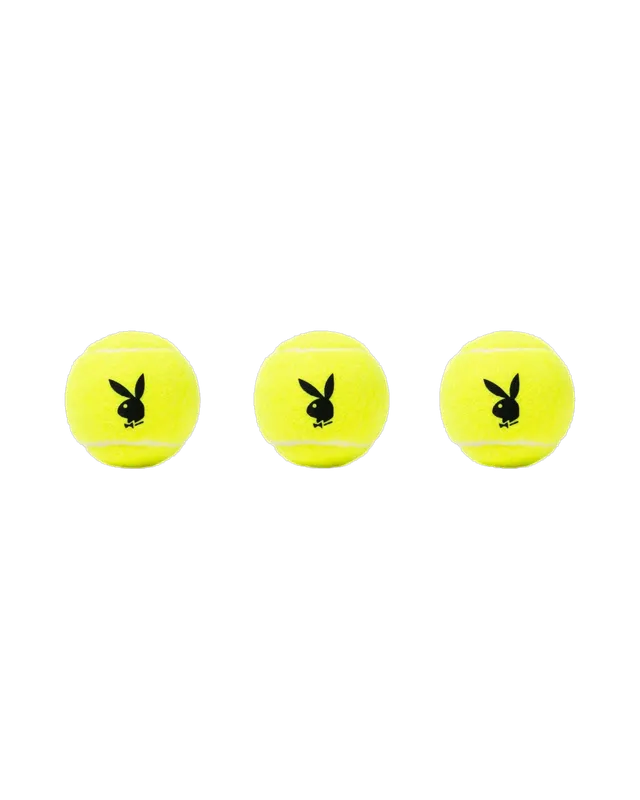 Playboy Rabbit Head palline da tennis 3 pezzi con logo