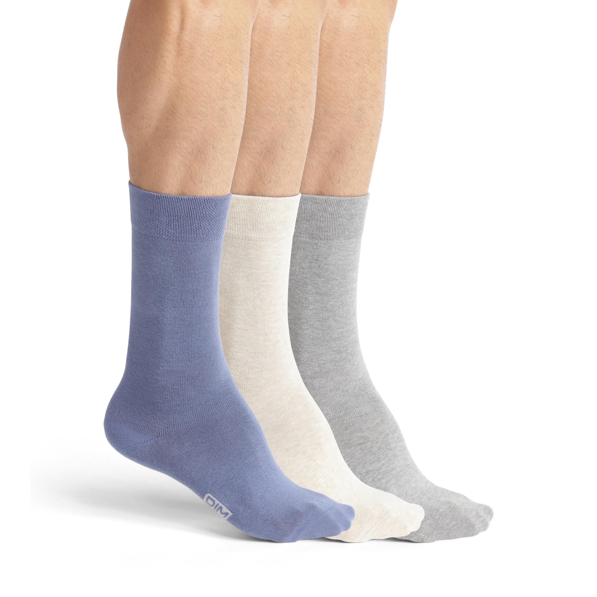 DIM Coton Set 3 Calzini Uomo 43-46 cotone traspirante