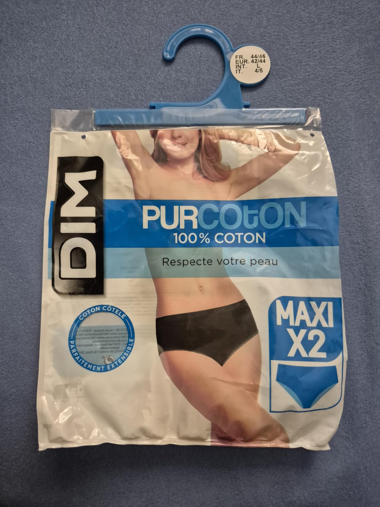 DIM slip donna S cotone orlo smerlato vita logata