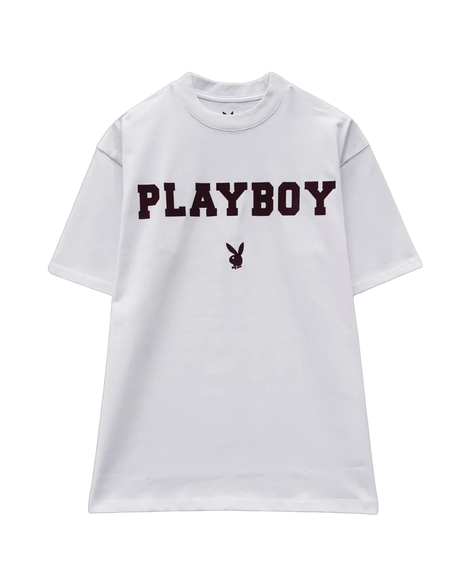 Playboy Bunny Flocking t-shirt bordeaux cotone L