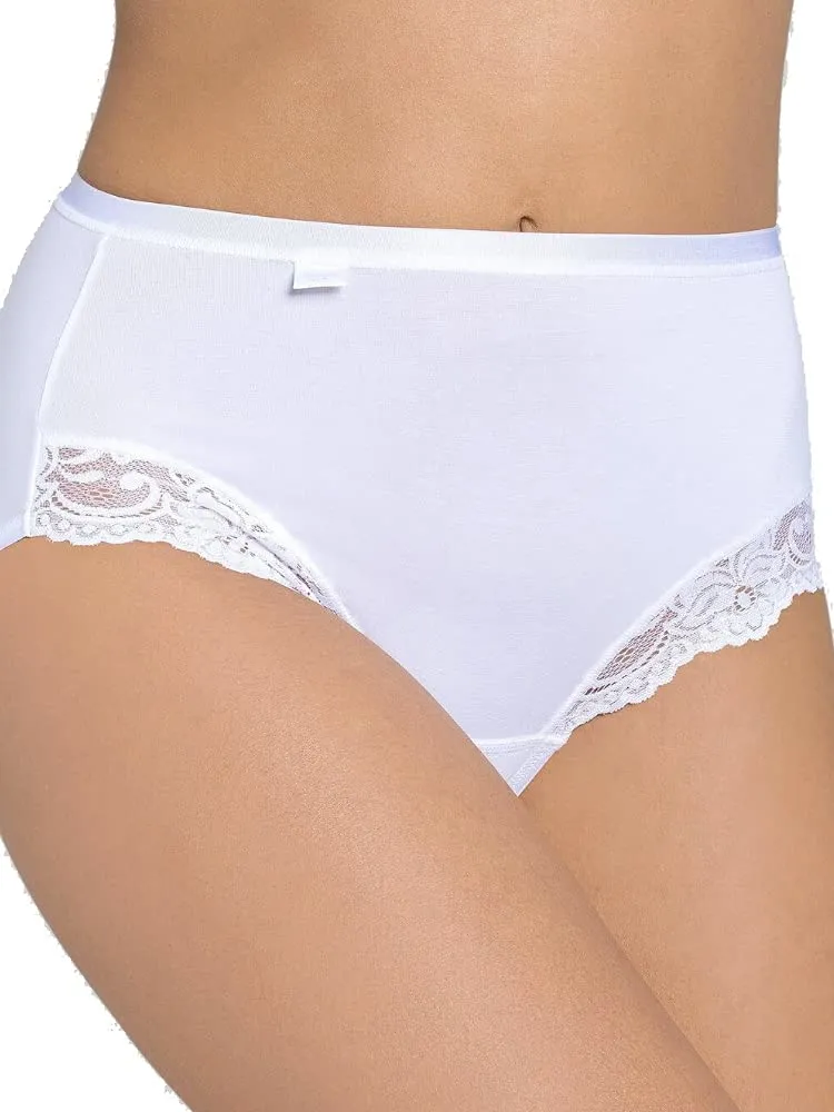 sloggi Basic+ mutande vita alta donna 4 pezzi 46 cotone