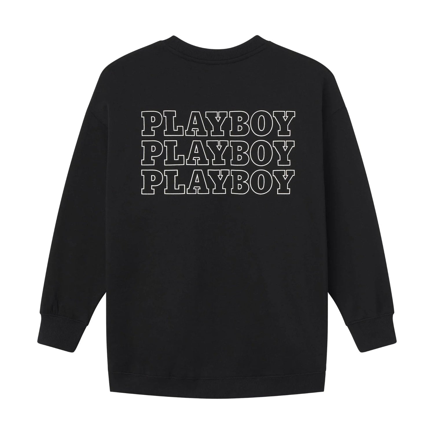 Playboy Masthead felpa girocollo lavanda vestibilità comoda