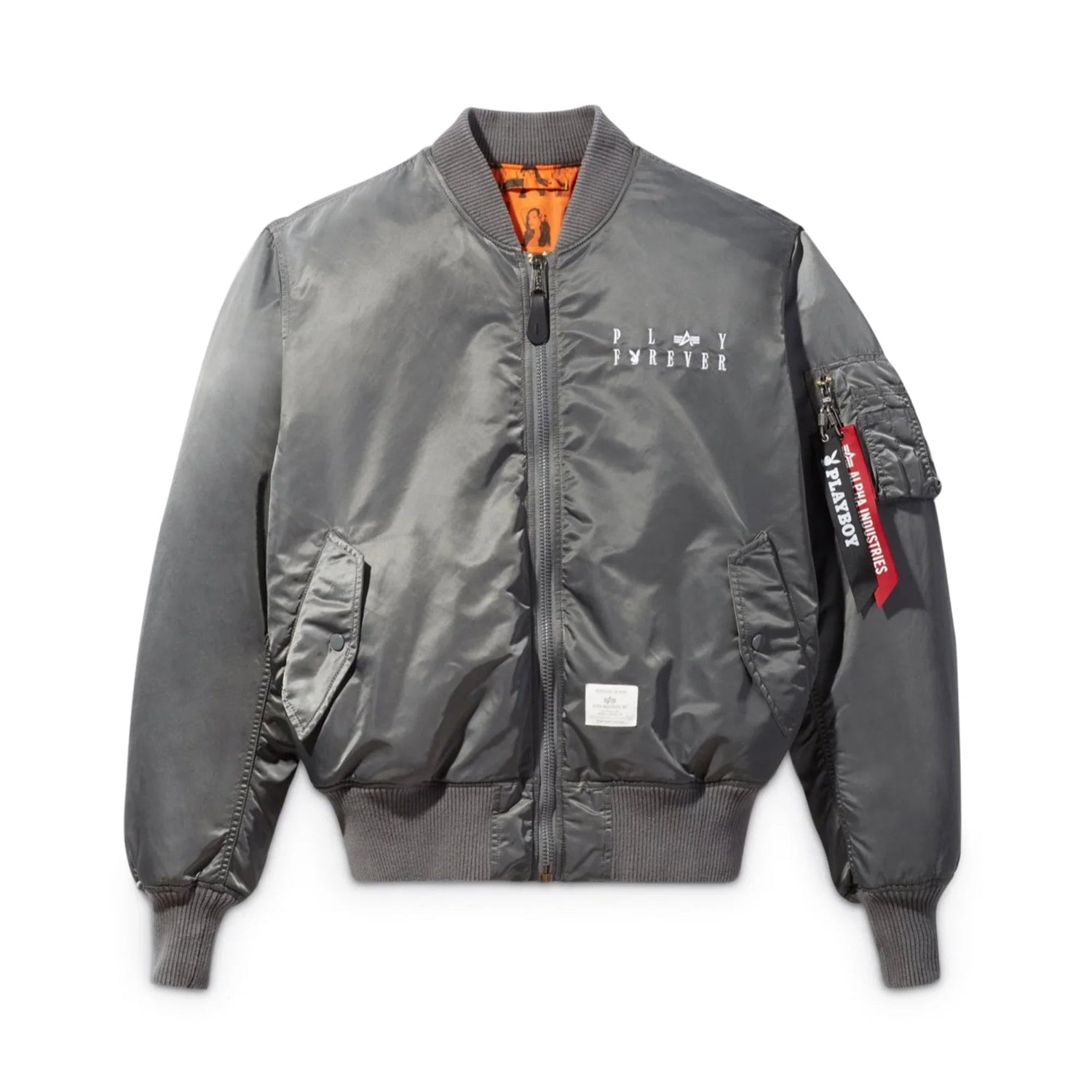 Playboy Alpha Industries giubbotto MA-1 reversibile nylon