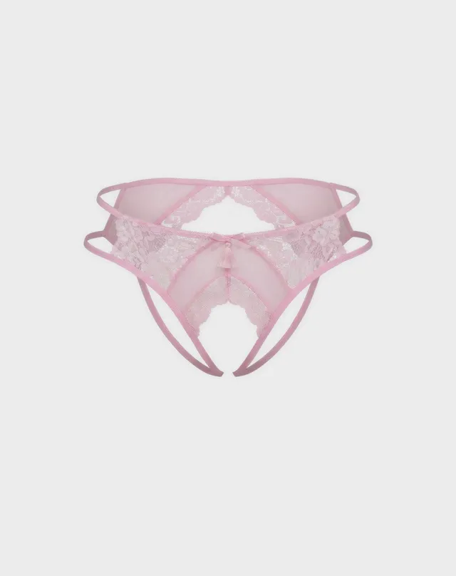 René Rofé Lie To Me slip aperto in pizzo