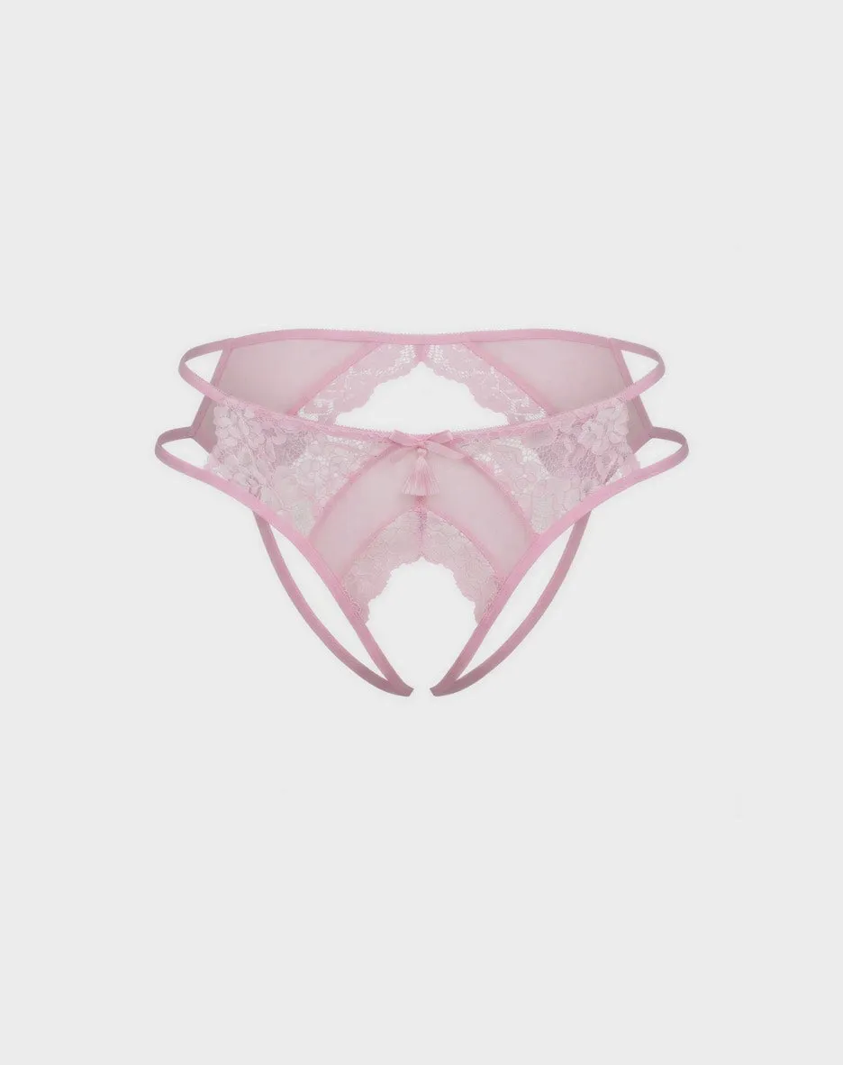 René Rofé Lie To Me slip aperto in pizzo