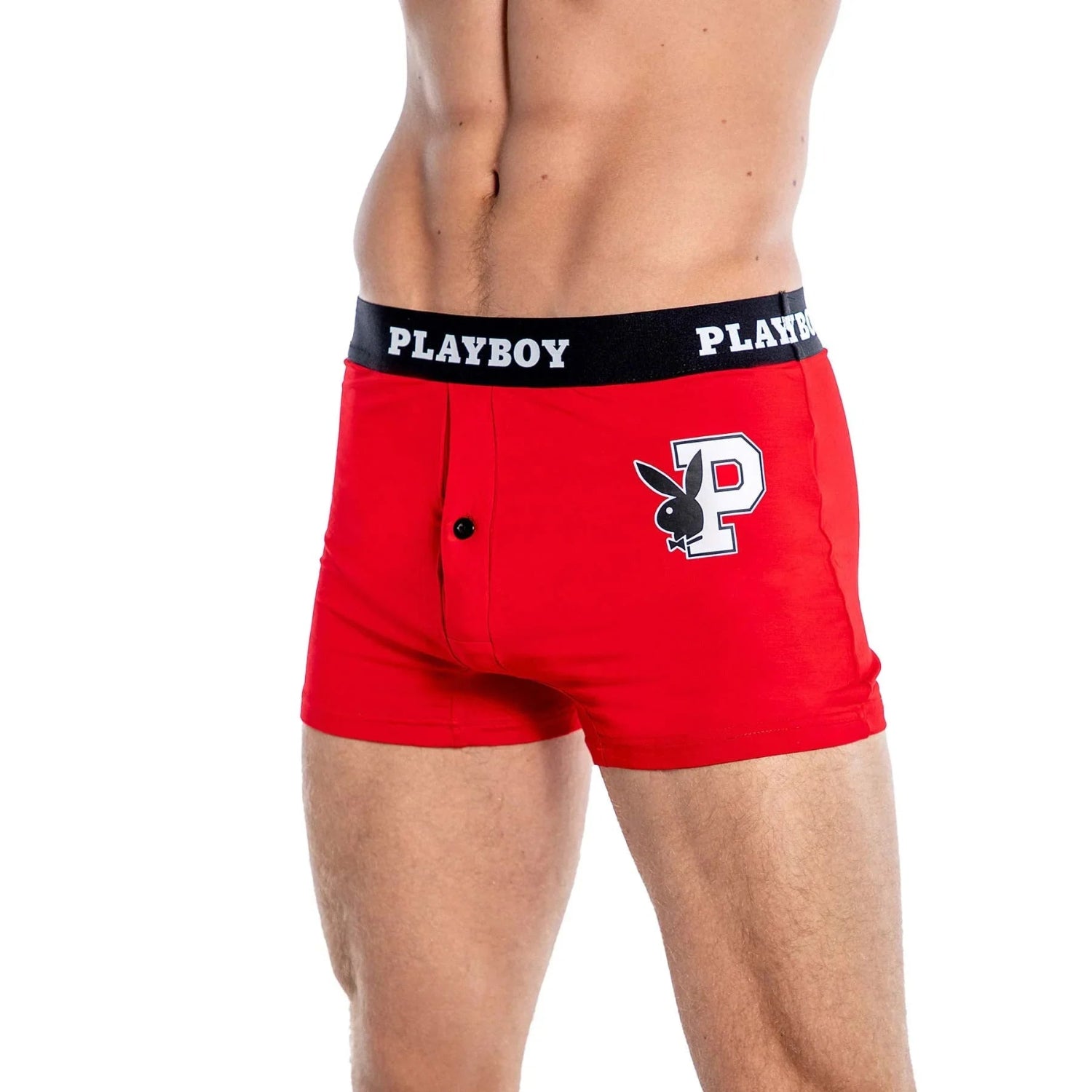 Playboy Modal Boxer Brief boxer uomo modal rosso traspirante
