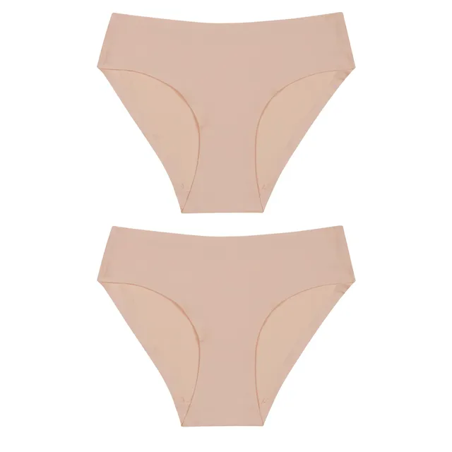 DIM Invisible bikini bambina senza cuciture x2