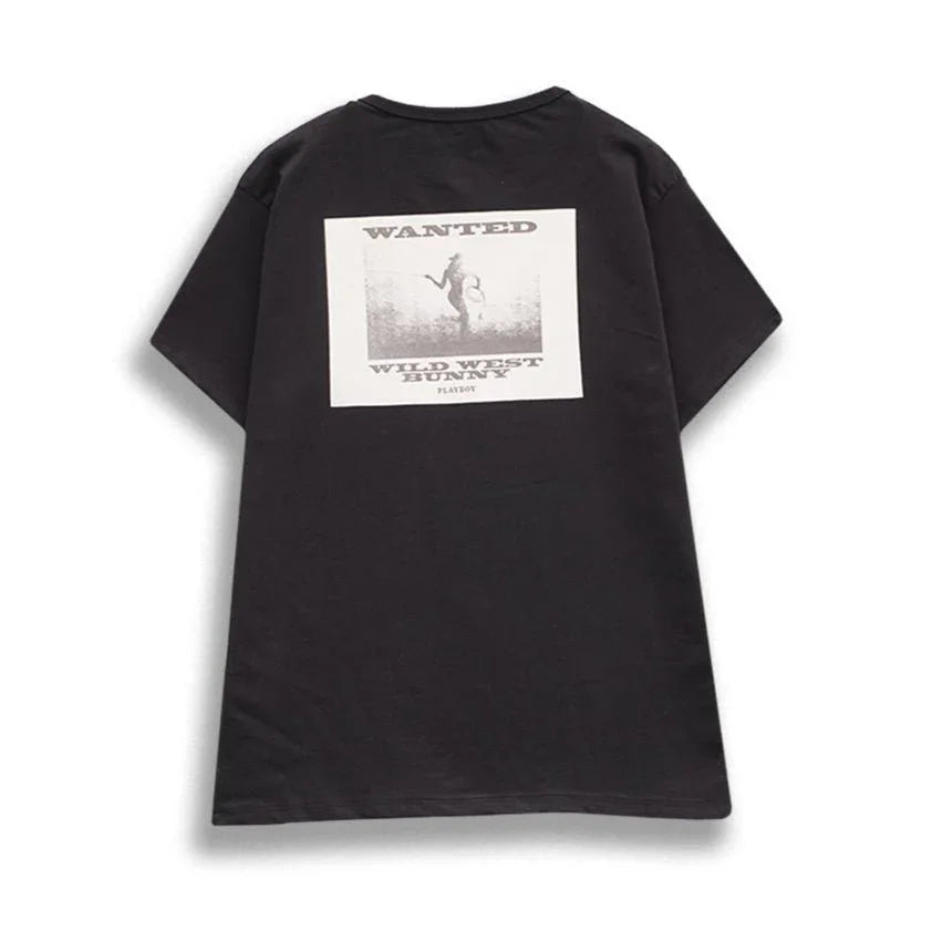 Playboy Wanted Bunny t-shirt donna bianca cotone