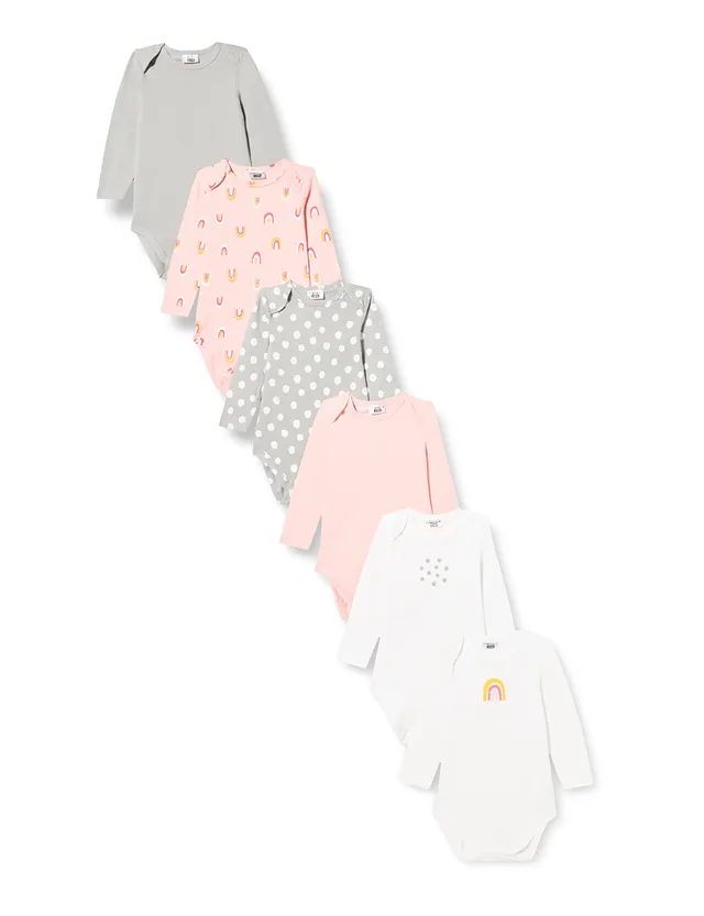 Dim Baby set 6 body bimbi cotone bio unisex