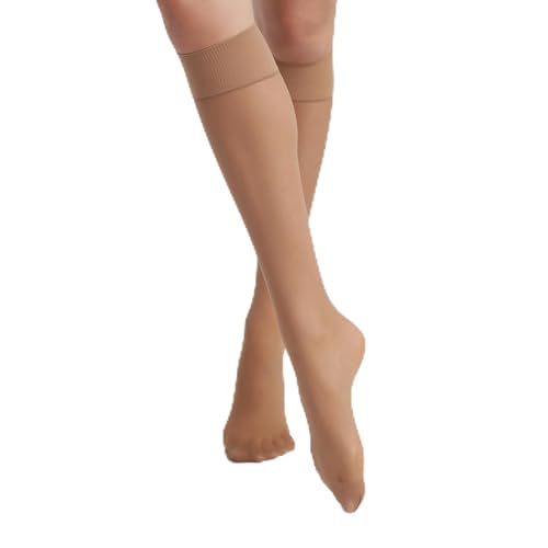 DIM Good gambaletti donna opachi neri x2 fili riciclati