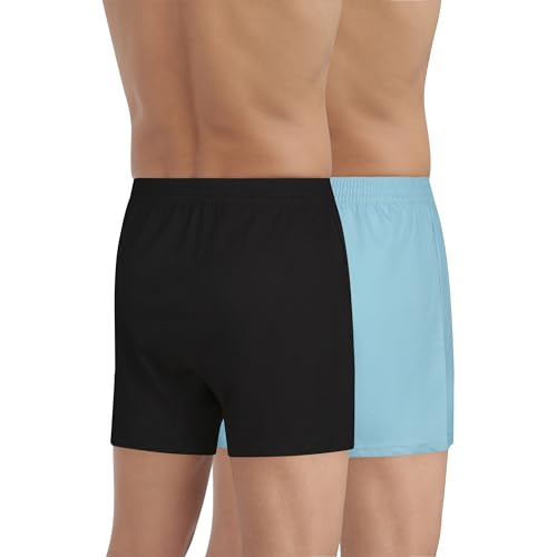 DIM Boxer Uomo Cotone x2 Ampio con Bottoni