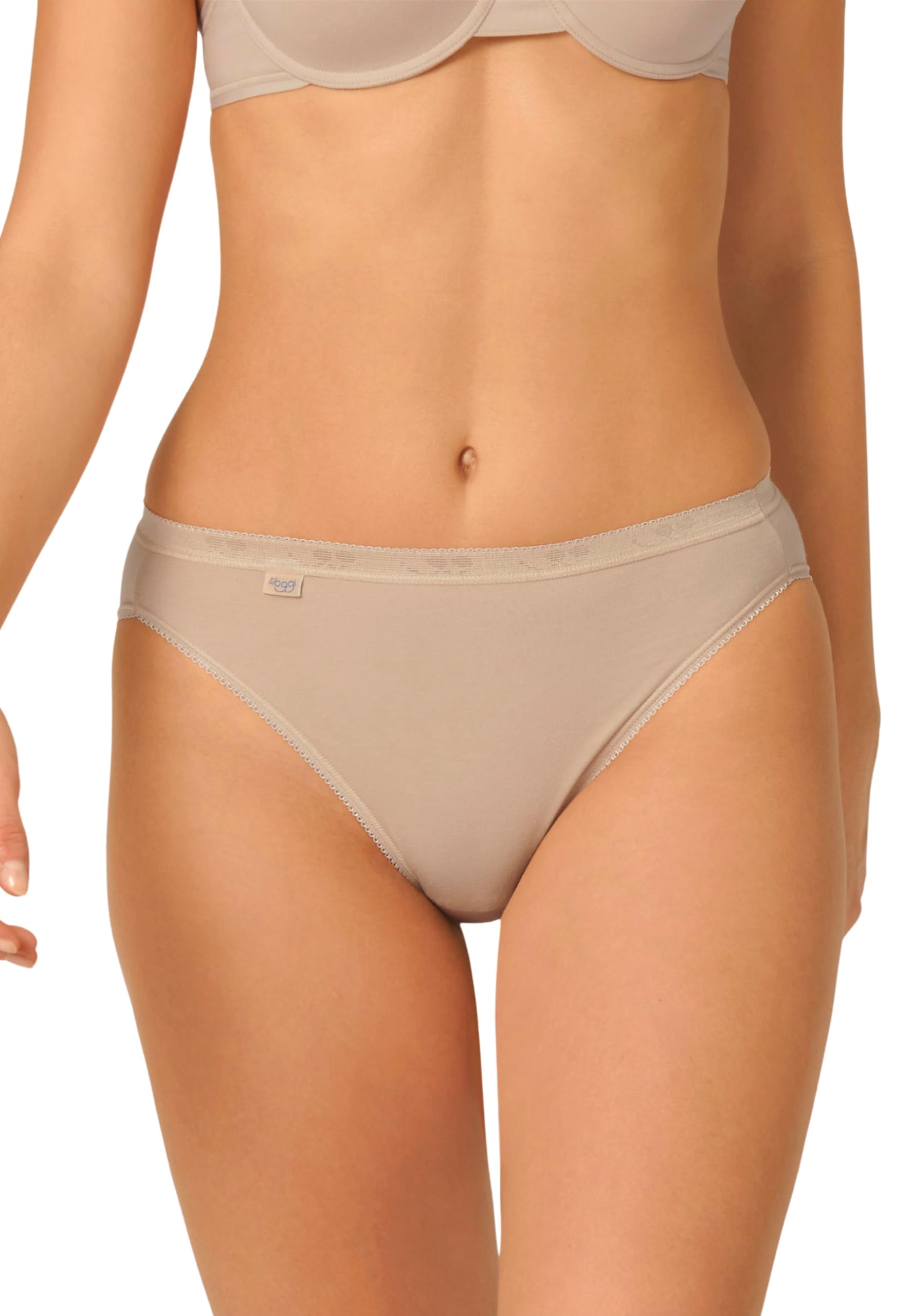 Sloggi Basic+ Tai slip donna 6 pezzi bianco cotone