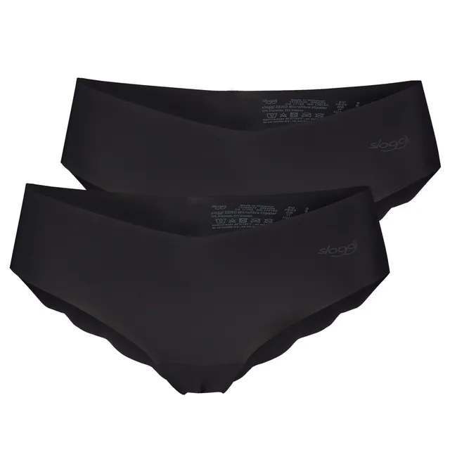 sloggi Zero Microfibre H Hipster slip 2 pezzi neri