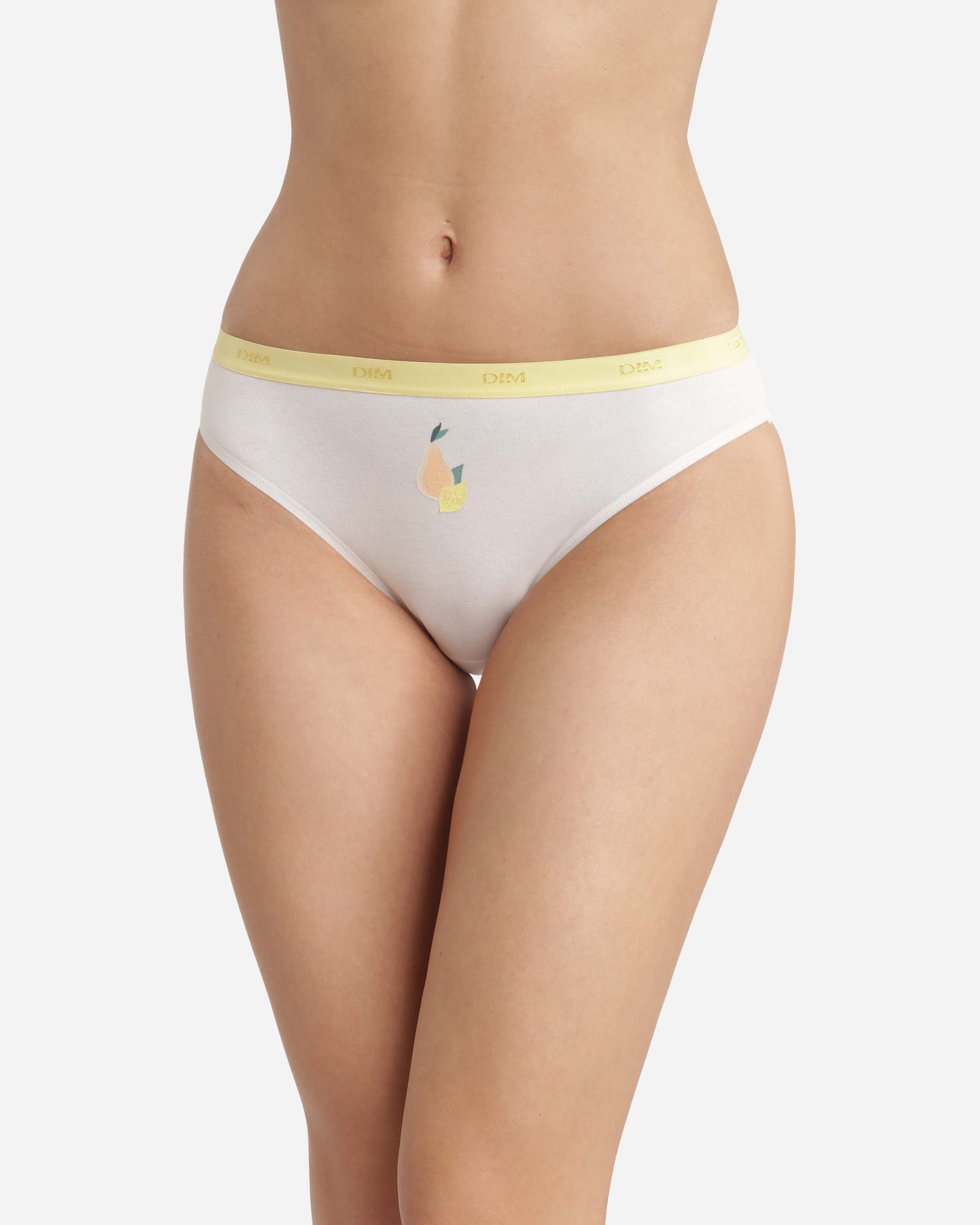 DIM Les Pockets slip donna 3 pezzi cotone multicolore