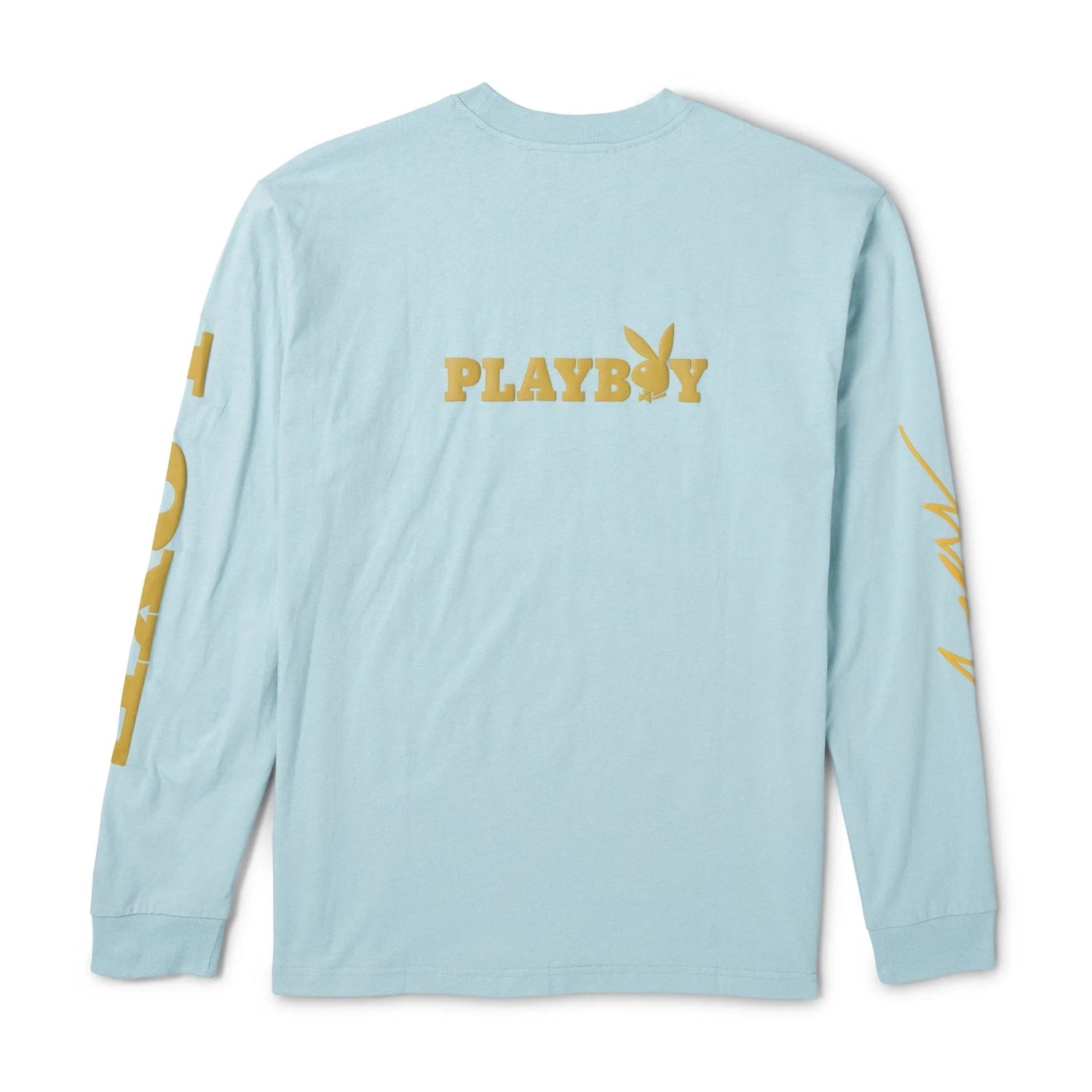 Playboy Lazy Love maglia uomo maniche lunghe azzurra