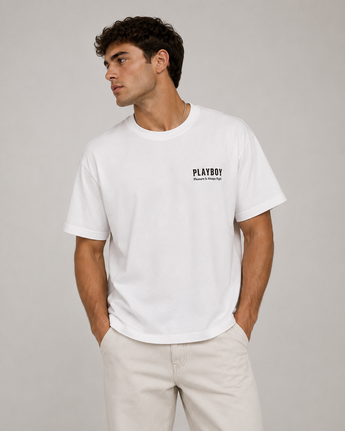 Playboy Pleasure Tee t-shirt cotone nera