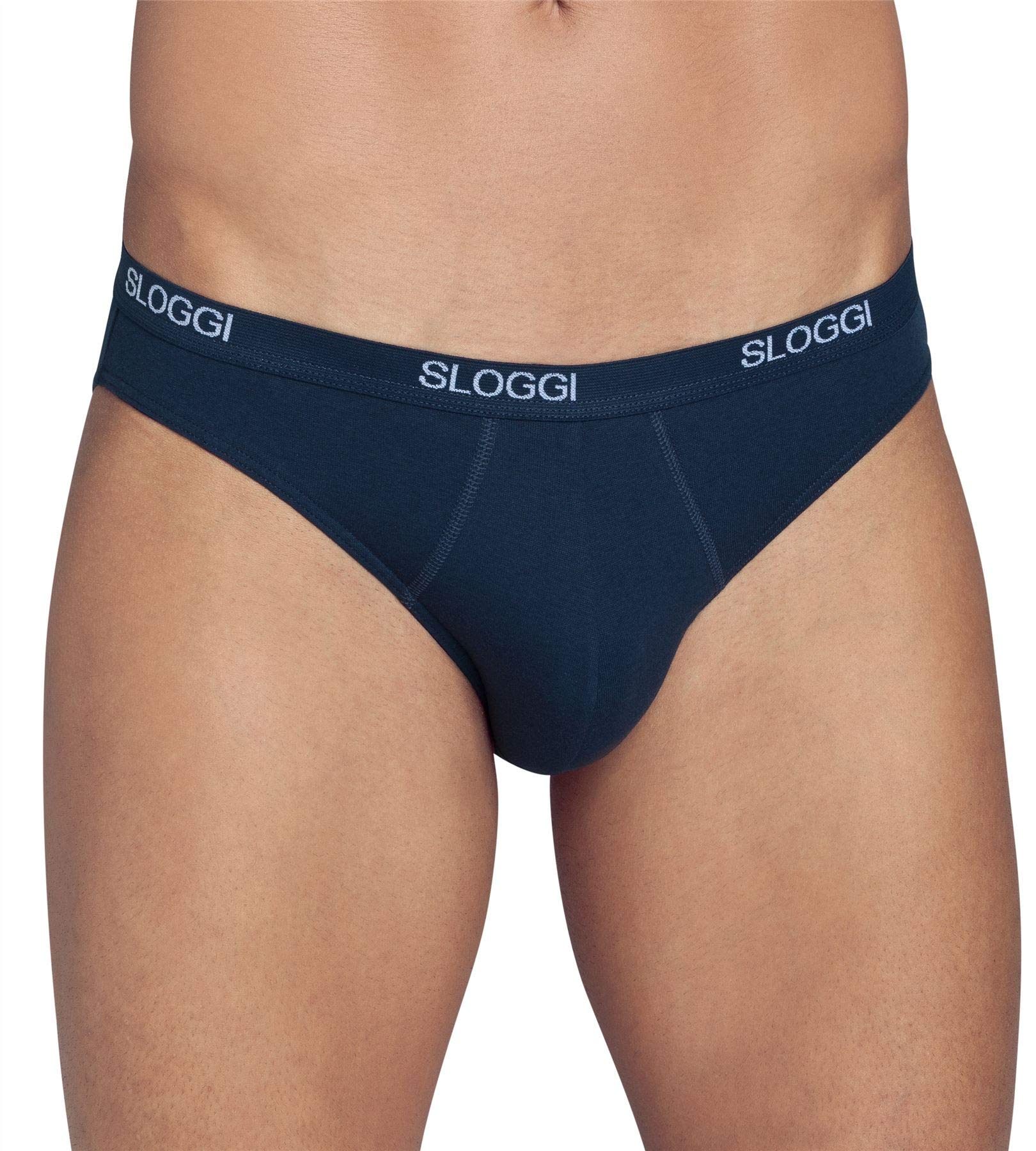 sloggi Basic Mini slip uomo 56 multicolore Black Combination cotone