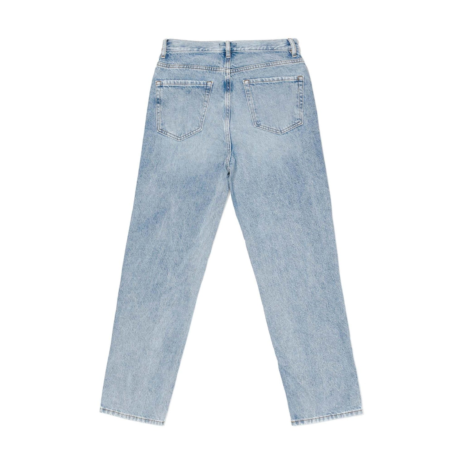 Playboy Masthead Denim jeans dritti vita alta azzurri
