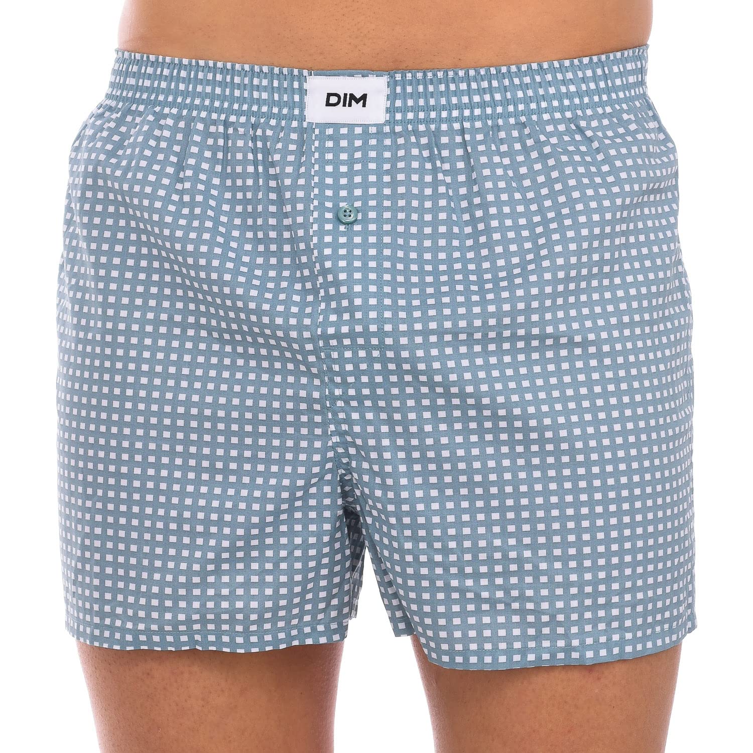 DIM Boxer Pantaloncino Uomo 2 Pezzi Cotone Bio Vichy