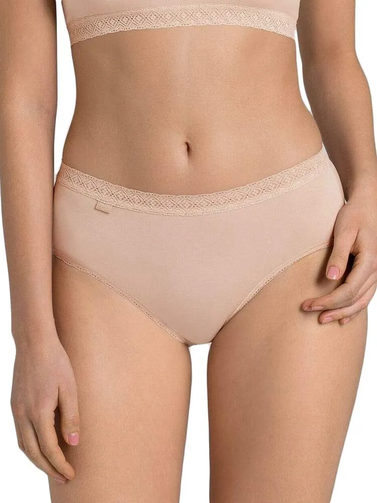 Sloggi Evernew Midi Slip Donna Pizzo copertura media