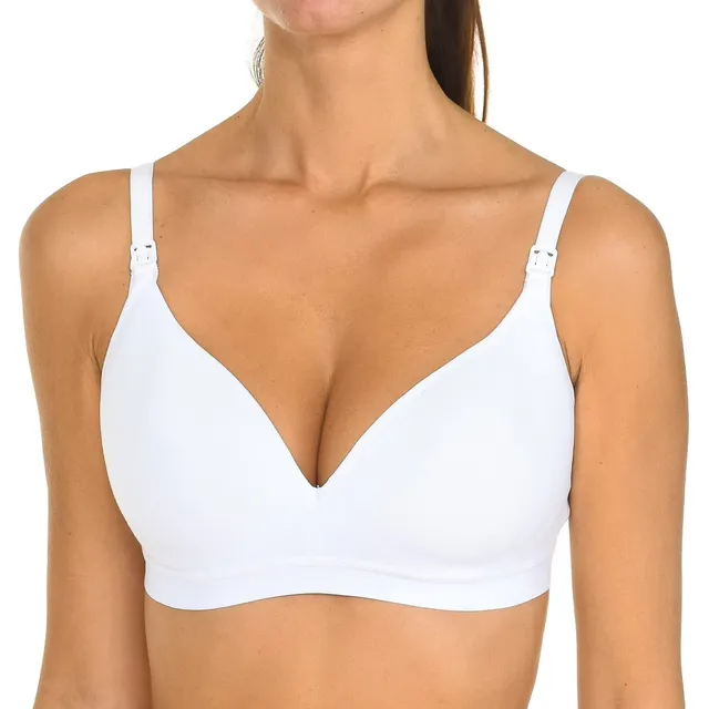 DIM reggiseno allattamento donna bianco coppa morbida 5C