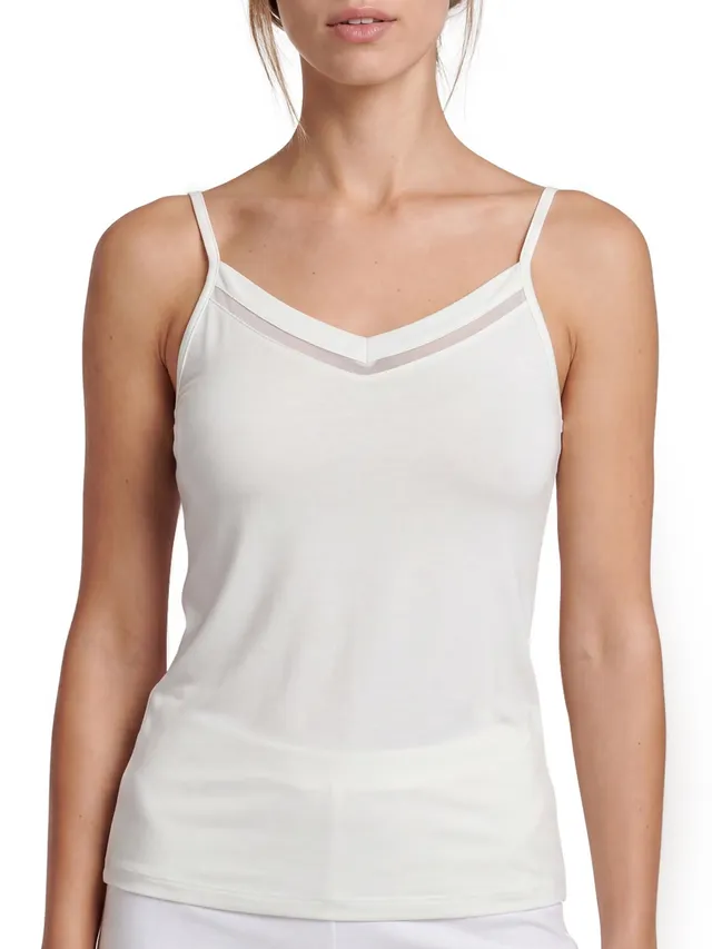 Egi Art. 2504 Canotta Donna Bambù Bianco S-M con Inserto