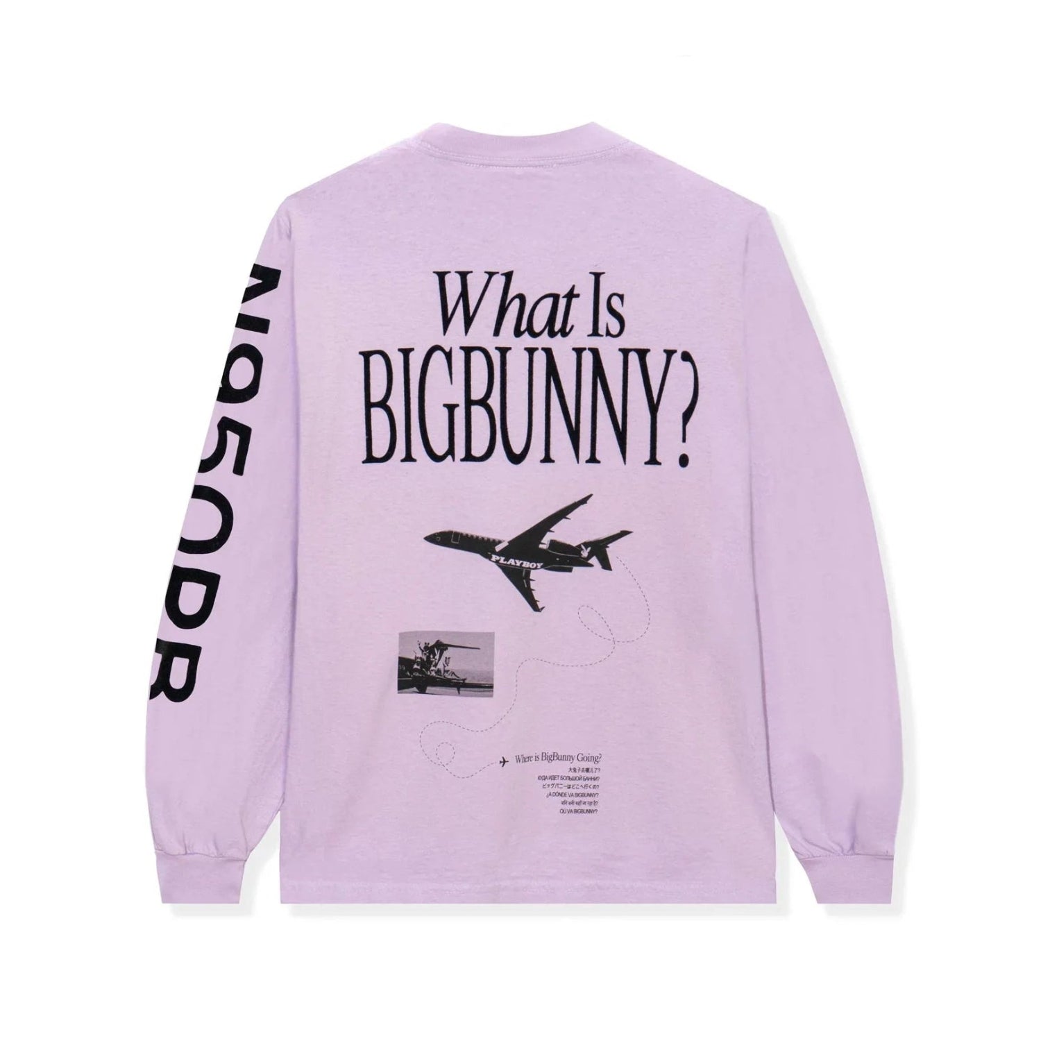 Playboy Aviation Wings N950PB maglia manica lunga nera