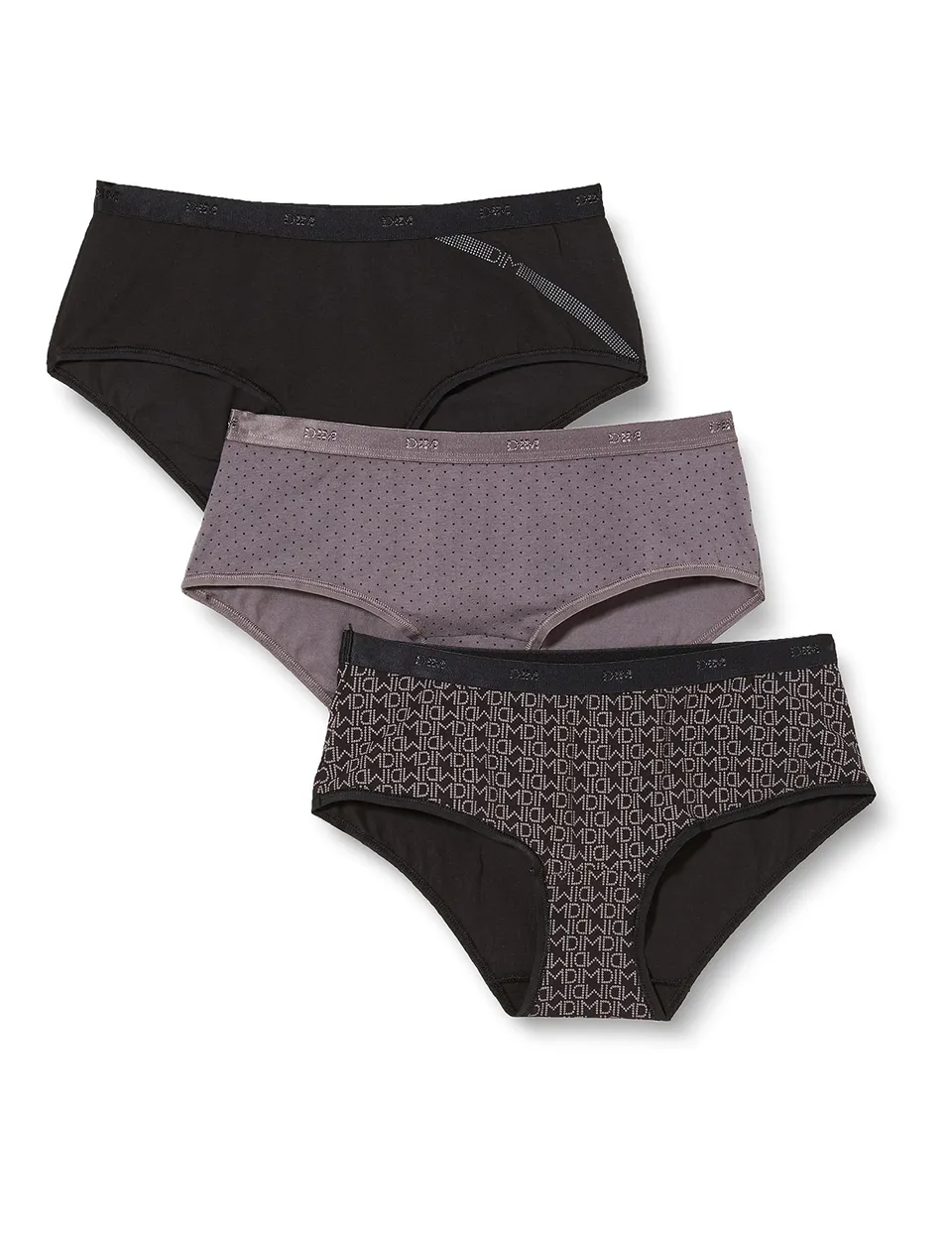 DIM Les Pockets Boxer Donna Cotone Set 3pz Meli Melo