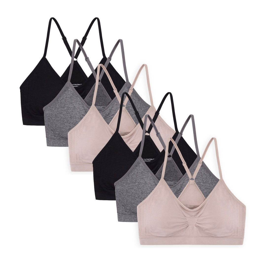 René Rofé Yoga Reggiseno Sportivo Senza Ferretto 6 Pezzi