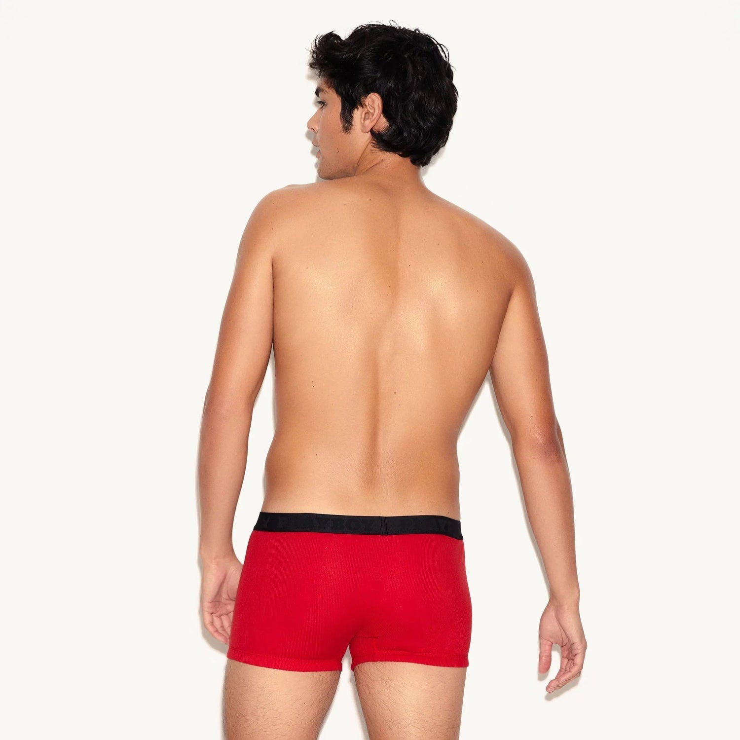 Playboy Essentials Rib Boxer storm modal elasticizzato
