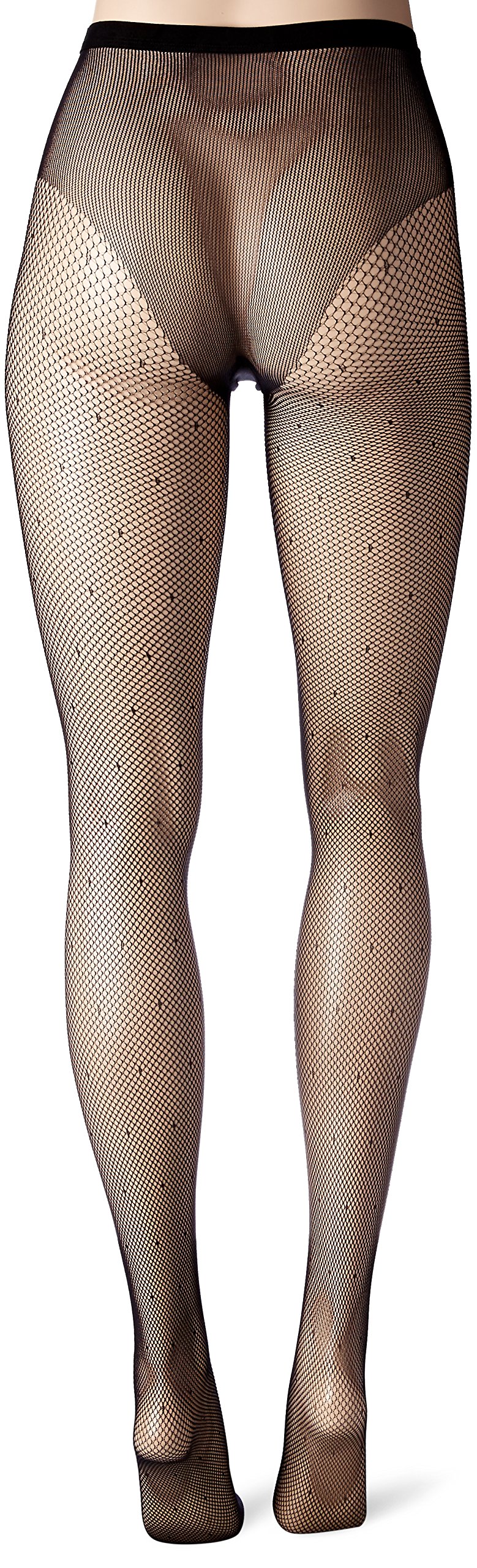 Dim Sexy Résille Plumetis Collant Donna Nero
