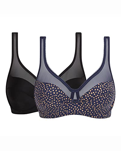 DIM Generous reggiseno donna pacco da 2 coprente