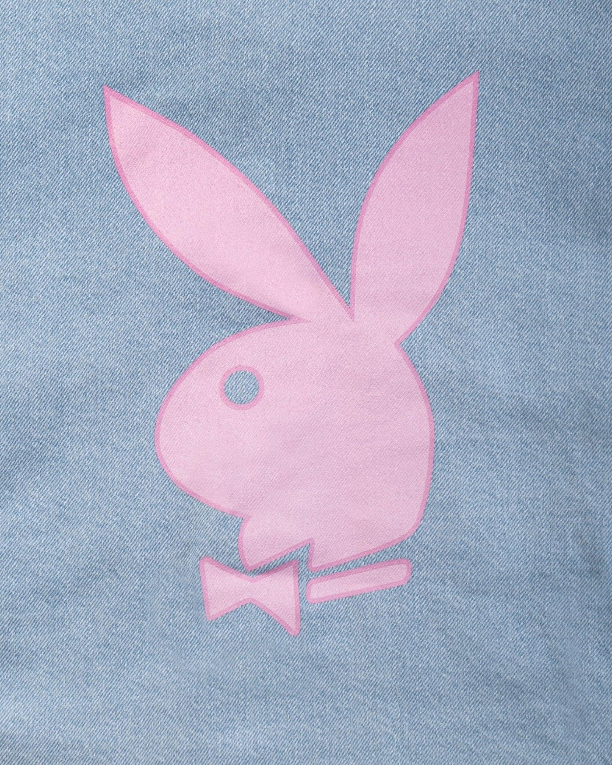 Playboy Pink Bunny giacca jeans cropped rosa