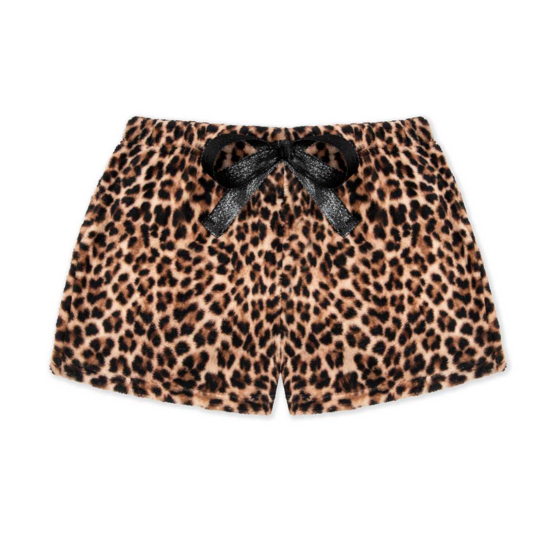 René Rofé 2-Pack Plush Fleece shorts pigiama leopardo S