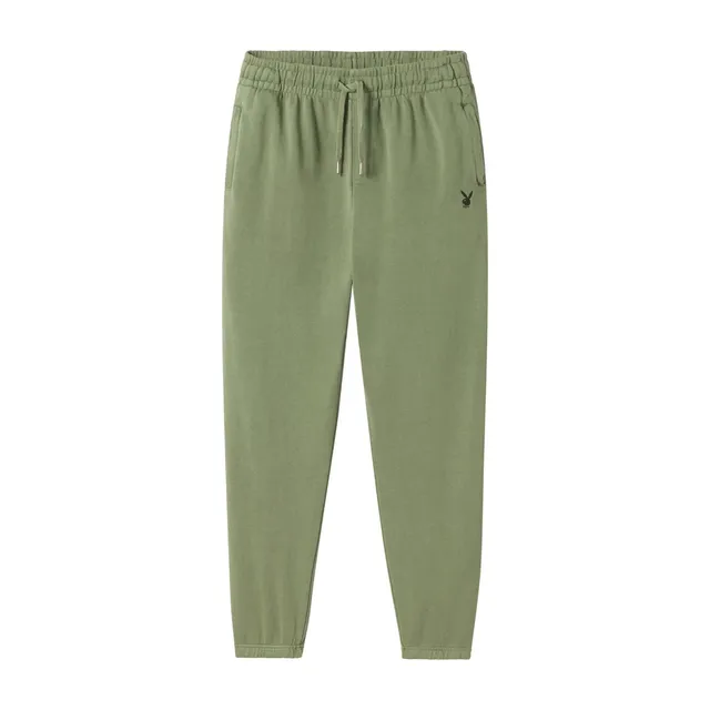 Playboy Bunny Basics pantaloni tuta blu cotone