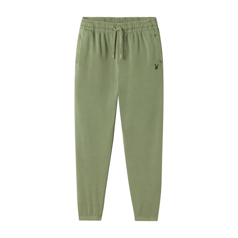 Playboy Bunny Basics pantaloni tuta blu cotone