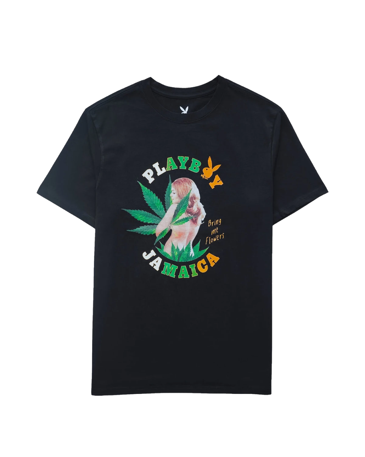 Playboy Jamaica Heat t-shirt nera cotone unisex