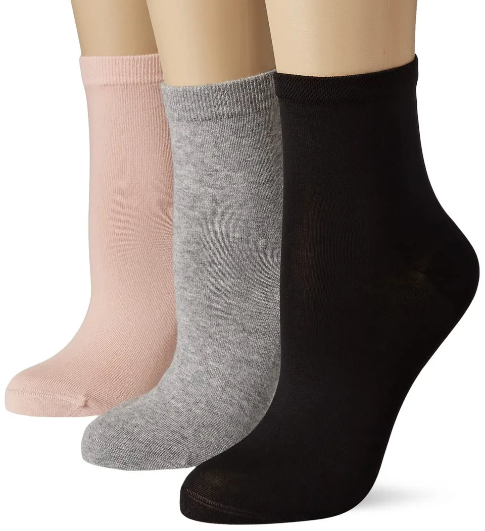 DIM calzini donna corti x2 cotone assortiti